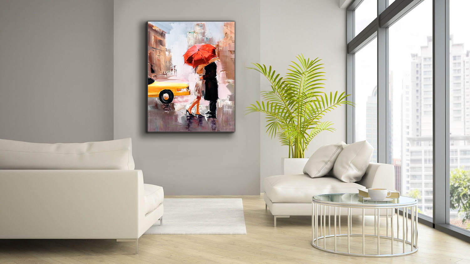 NYC KISS - Wall art decor-Fine Art Canvas