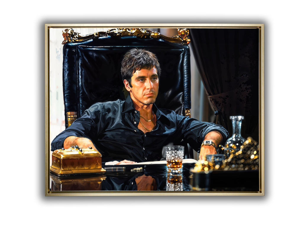 Scarface art - Canvas Print Wall Art Decor-Scene Movie