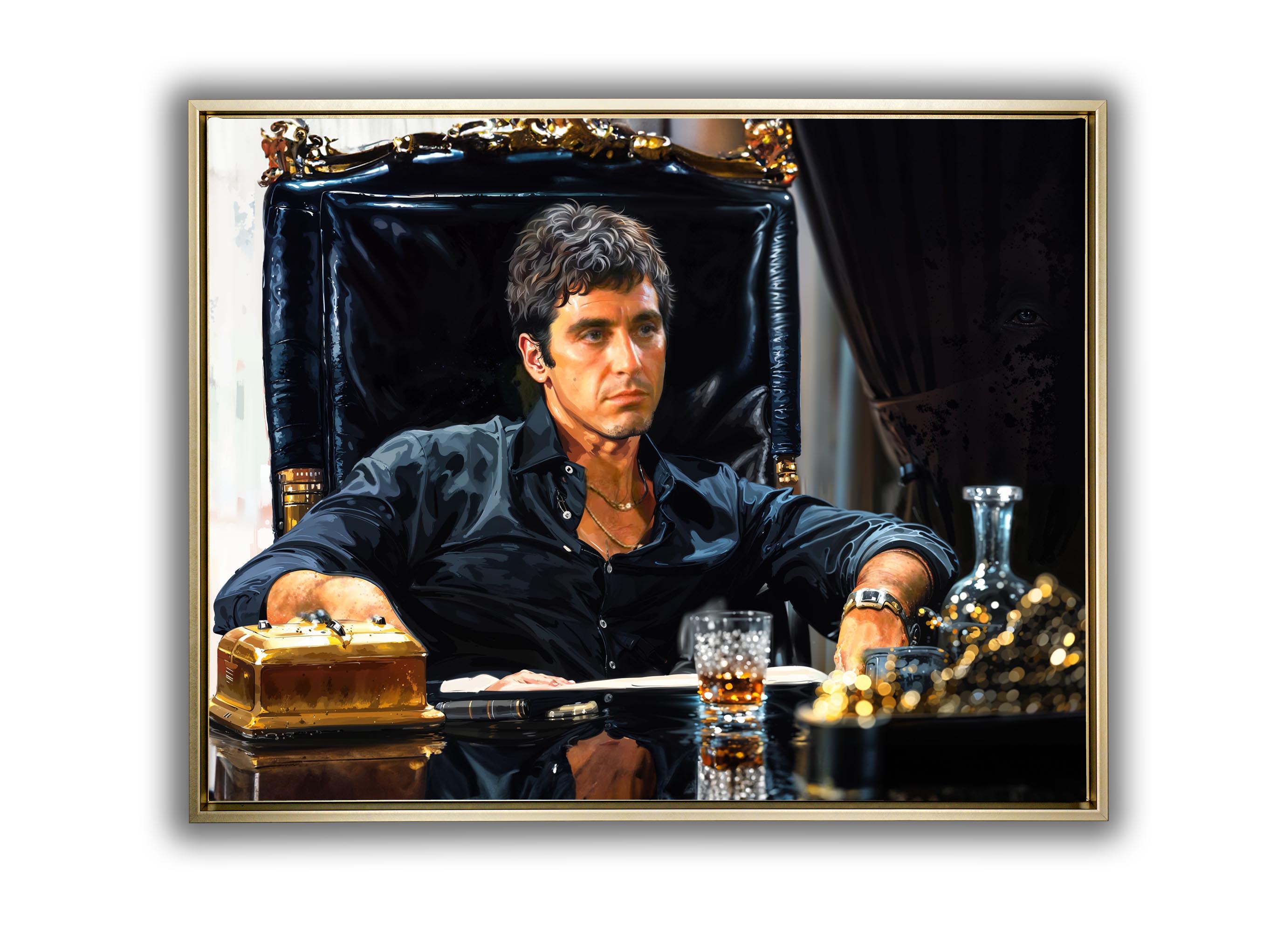 Scarface art - Canvas Print Wall Art Decor-Scene Movie