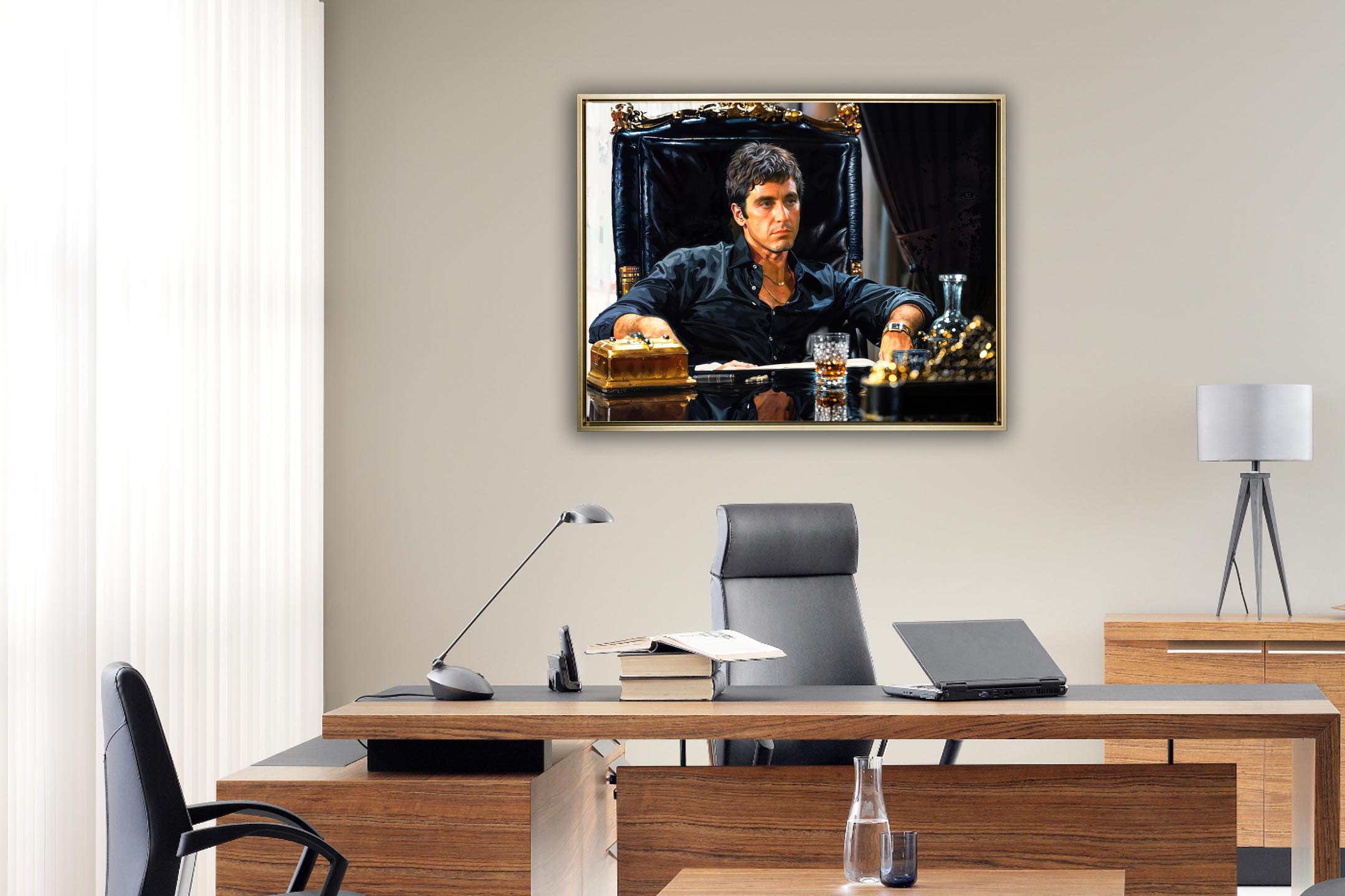 Scarface art - Canvas Print Wall Art Decor-Scene Movie