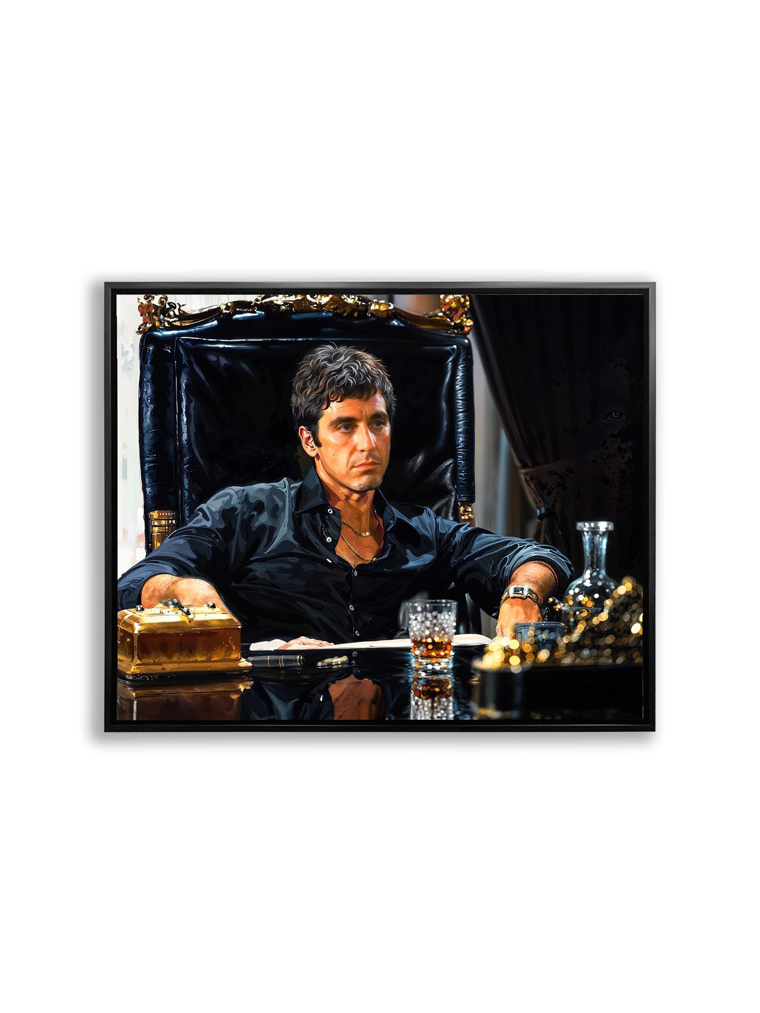 Scarface art - Canvas Print Wall Art Decor-Scene Movie