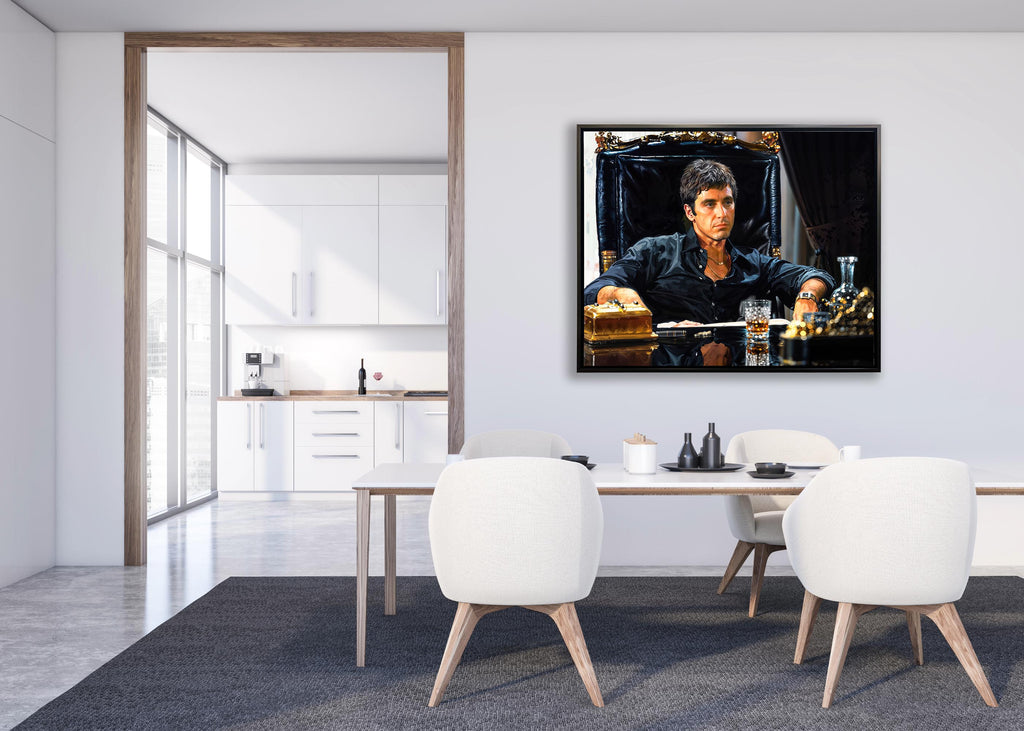 Scarface art - Canvas Print Wall Art Decor-Scene Movie