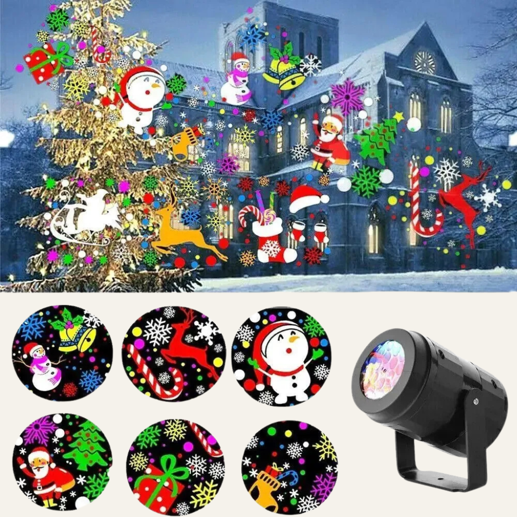 Christmas Snowflake Projector